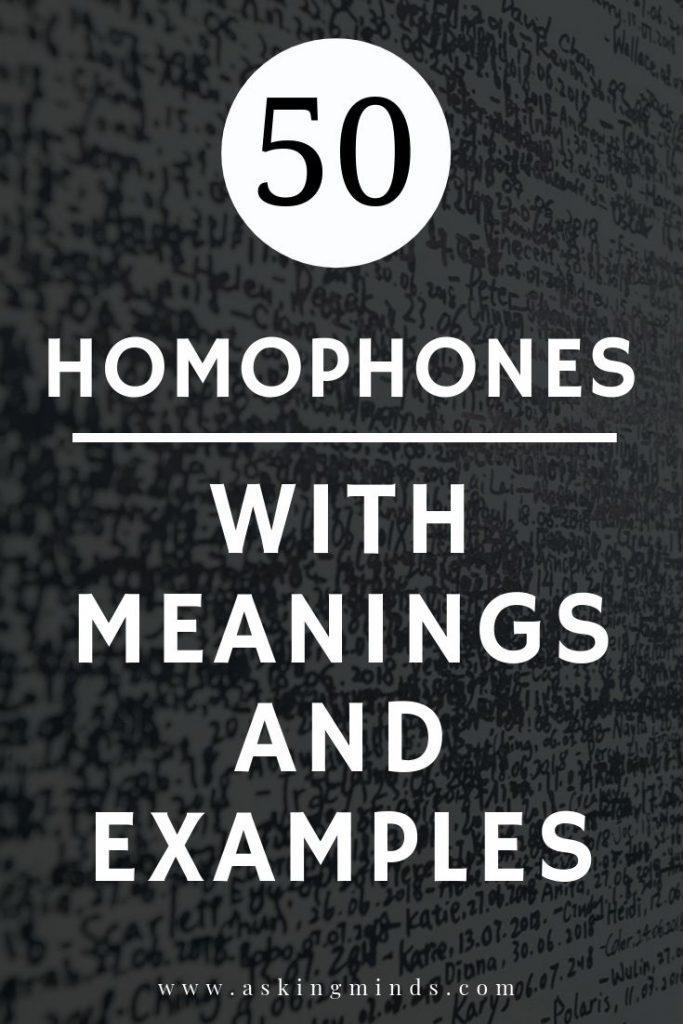 What is homophonic mean